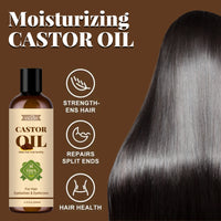 Pure Castor Oil for Hair Growth and Eyelash Conditioning