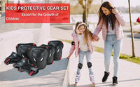 6-Piece Protective Knee, Elbow, and Wrist Pad Set for Kids