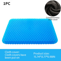 Breathable Honeycomb Gel Seat Cushion for Car and Office