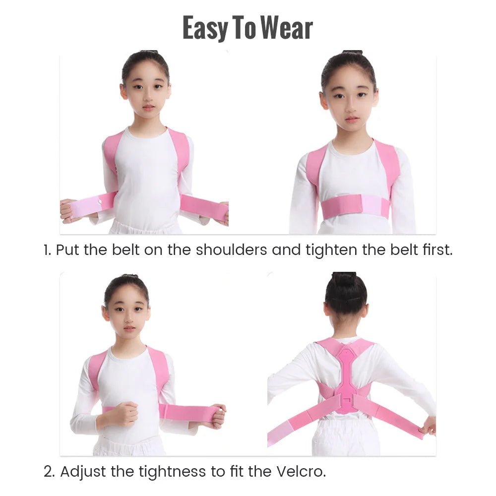 Adjustable Kids Posture Corrector for Spine Support - 11