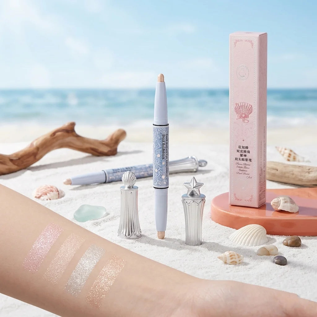 Dual-Ended Mermaid Glow Highlighting and Contouring Stick