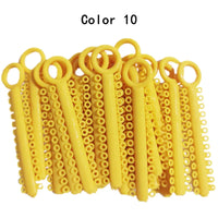 Orthodontic Elastic Ligature Ties for Dental Braces