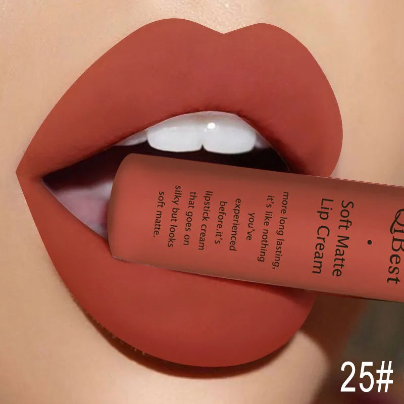 Long-Lasting Waterproof Velvet Matte Liquid Lipstick - 32