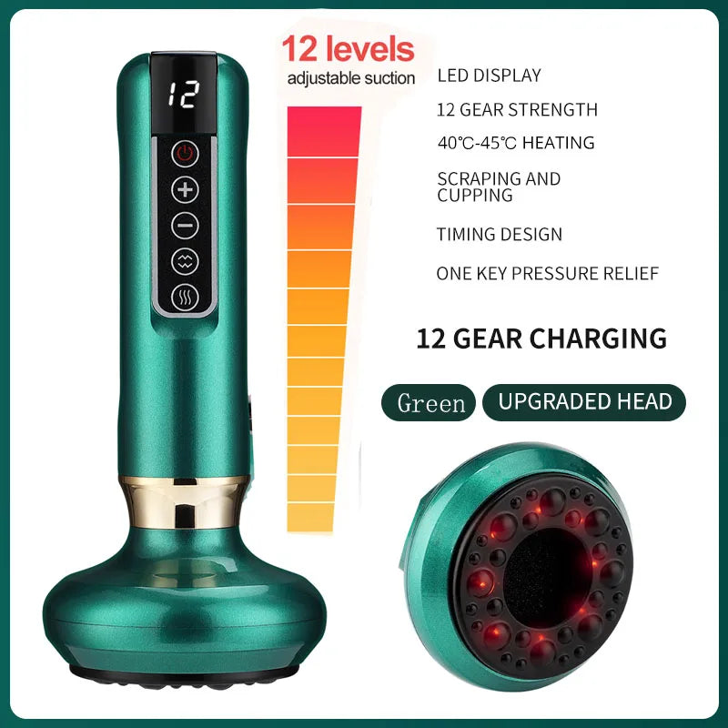 Electric Cupping Massage Device for Pain Relief and Recovery - 30