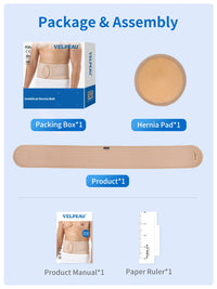 Adjustable Umbilical Hernia Support Belt for Abdominal Pain Relief