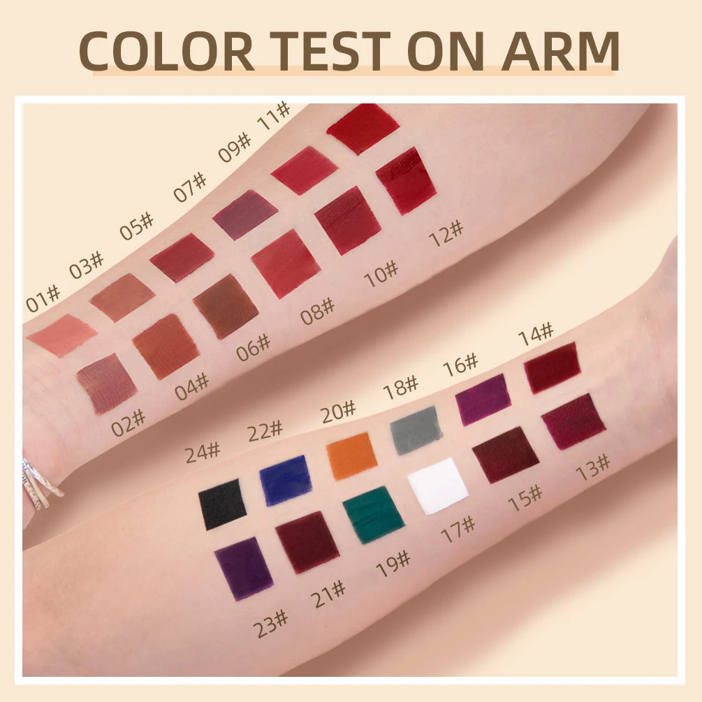 Long-Lasting Waterproof Velvet Matte Liquid Lipstick - 5