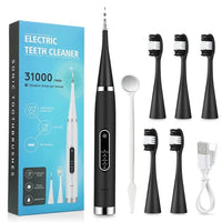 Electric Sonic Teeth Whitening & Plaque Removal Kit