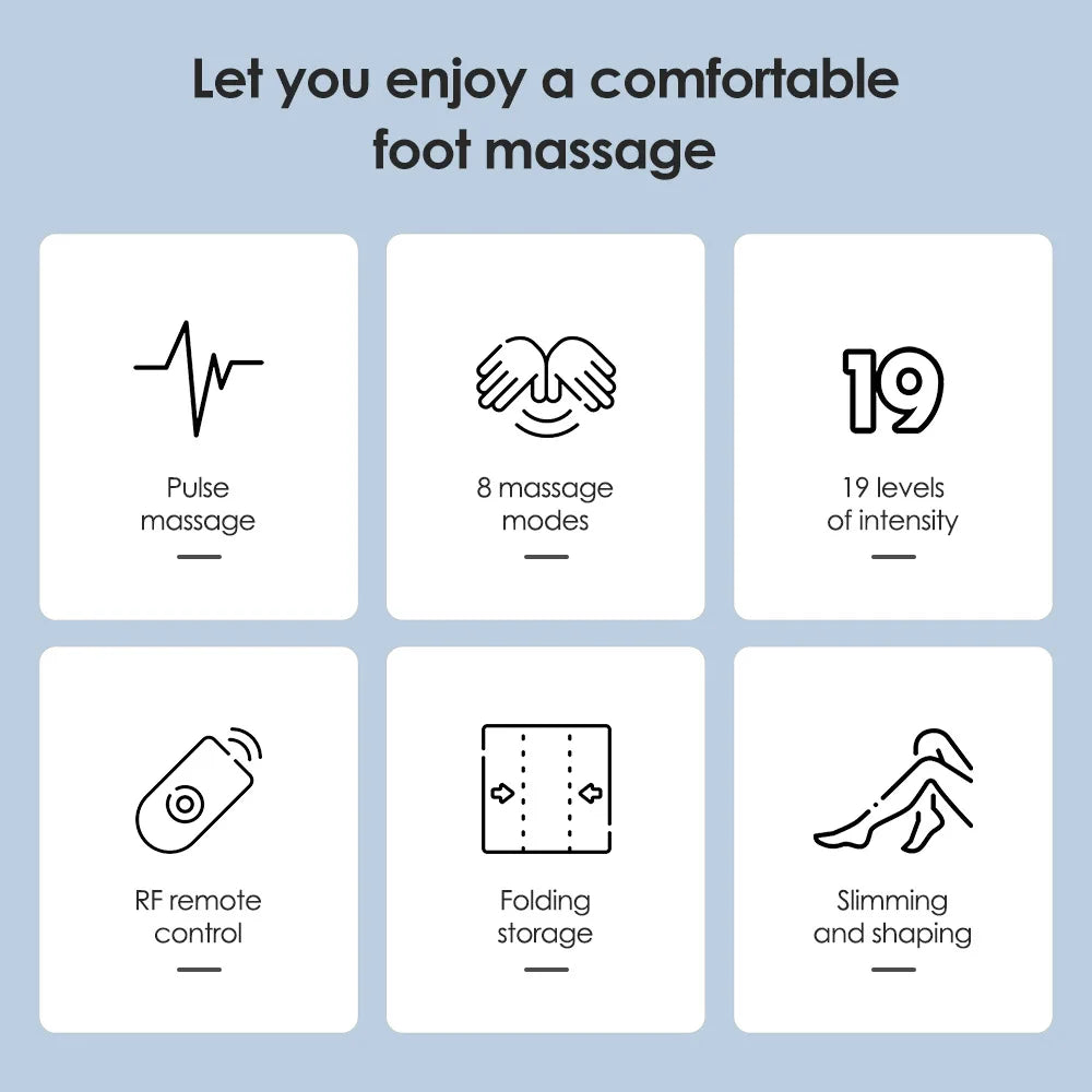 EMS Electric Foot Massage Mat for Pain Relief - 8