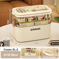 Portable Multi-Layer Family First Aid Organizer