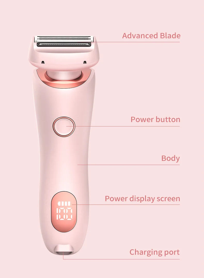 2-in-1 Painless Electric Body and Facial Hair Remover - 14