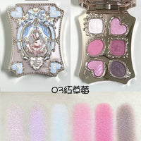 6-Color Matte and Shimmer Eyeshadow Palette