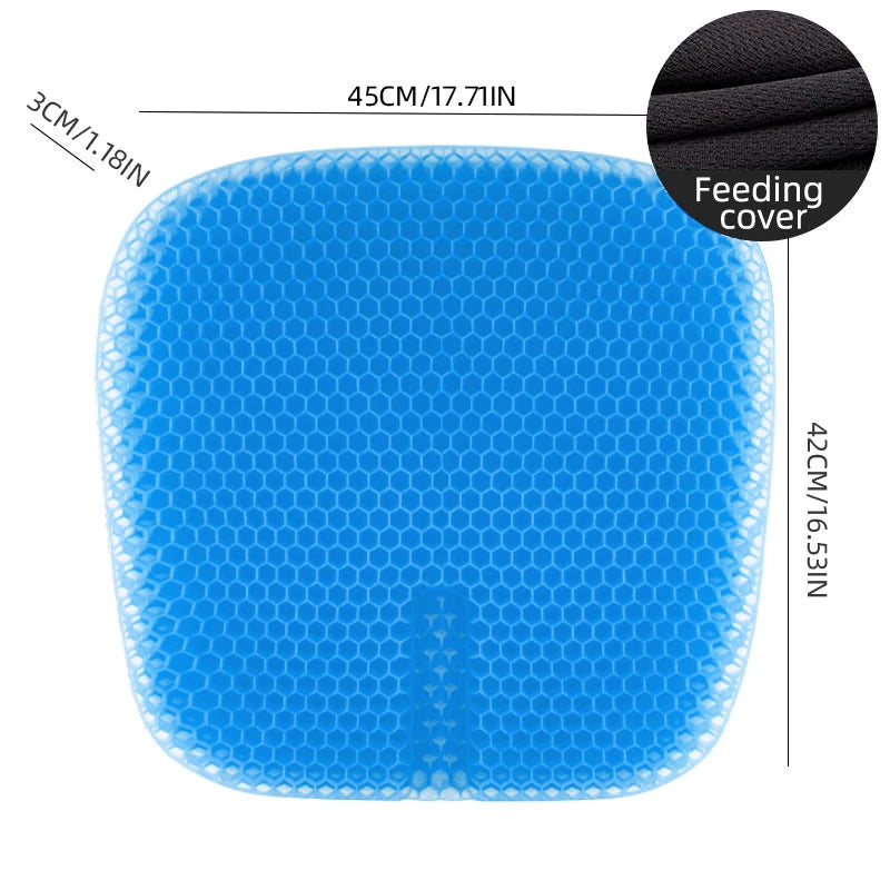 Honeycomb Gel Orthopedic Seat Cushion for Car and Office - 17