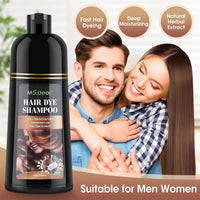 Instant Herbal Hair Color Dye Shampoo