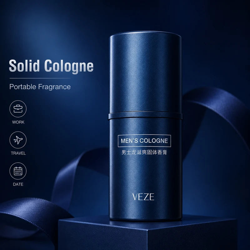 Portable Men’s Solid Cologne and Body Lotion Fragrance Set - 18