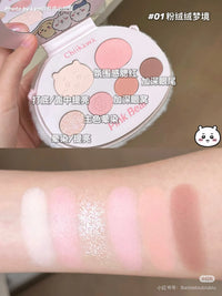 6-Color Matte Eyeshadow Palette for Natural Daily Makeup