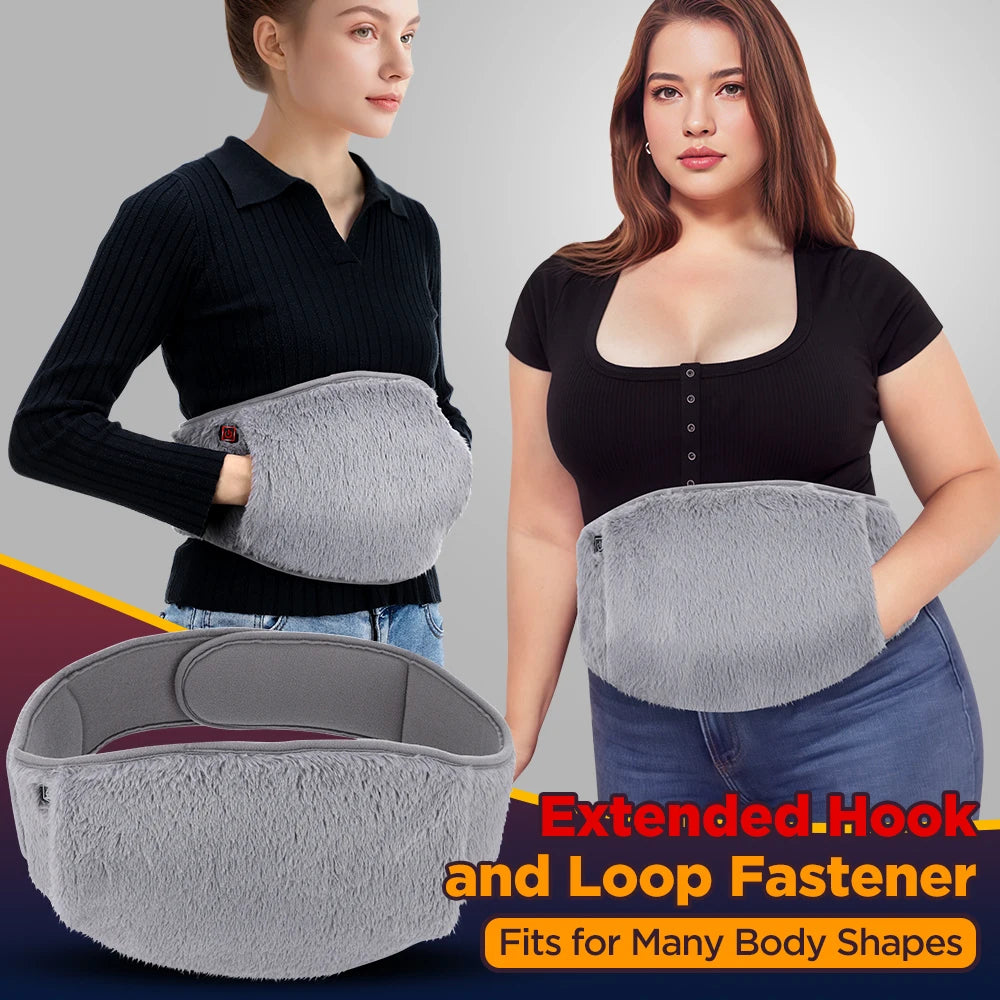 2-in-1 Electric Heated Abdomen and Hand Warming Belt - 4
