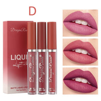 3-Piece Waterproof Matte Liquid Lipstick Set