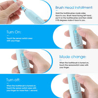 Electric Ultrasonic Teeth Cleaner and Tartar Remover Kit