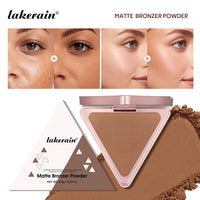 Matte Bronzer Powder for Face Contouring and Shading