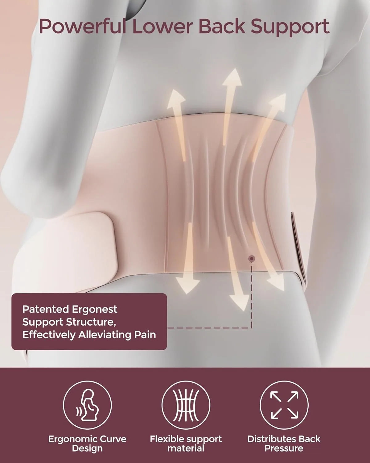 Adjustable Maternity Belly Support Band for Pregnancy Relief - 3