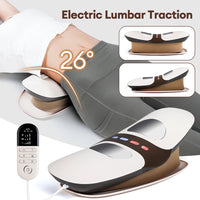 Electric Lumbar Traction Massager for Back Pain Relief