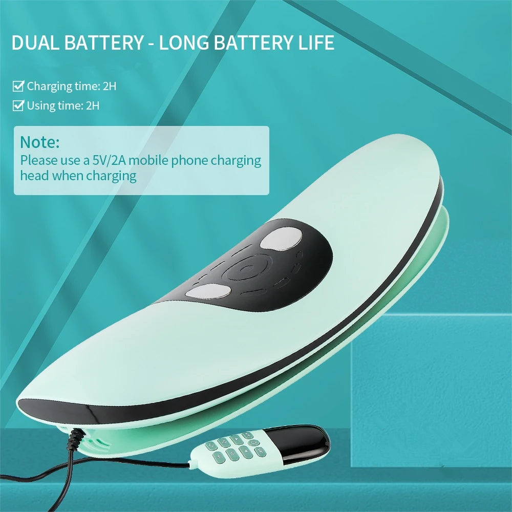 Electric Lumbar Traction Massager with Vibration and Heat - 18