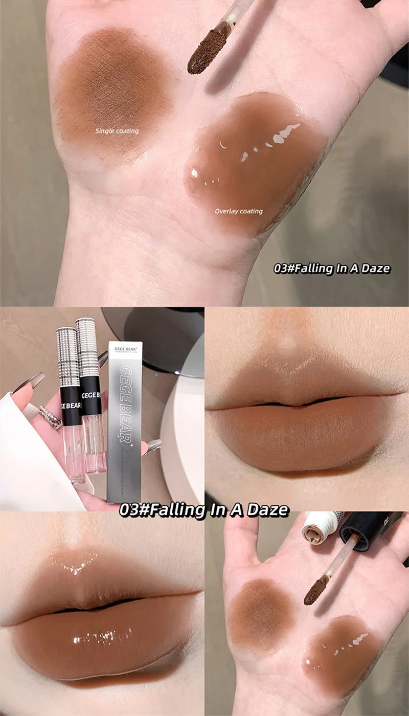 Dual-Ended Water-Matte Lip Tint and Gloss - 14