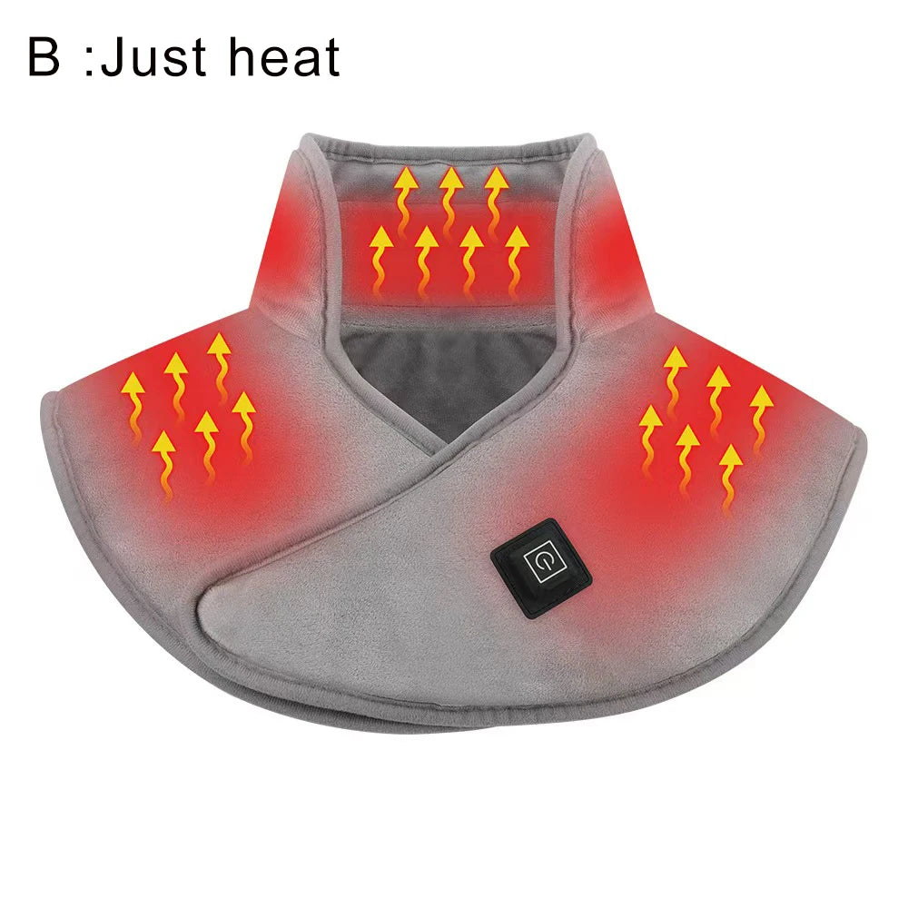 USB Heated Neck and Shoulder Heating Pad for Pain Relief - 19