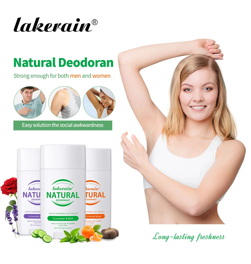 Long-Lasting Natural Solid Deodorant Stick for Fresh Underarms - 7