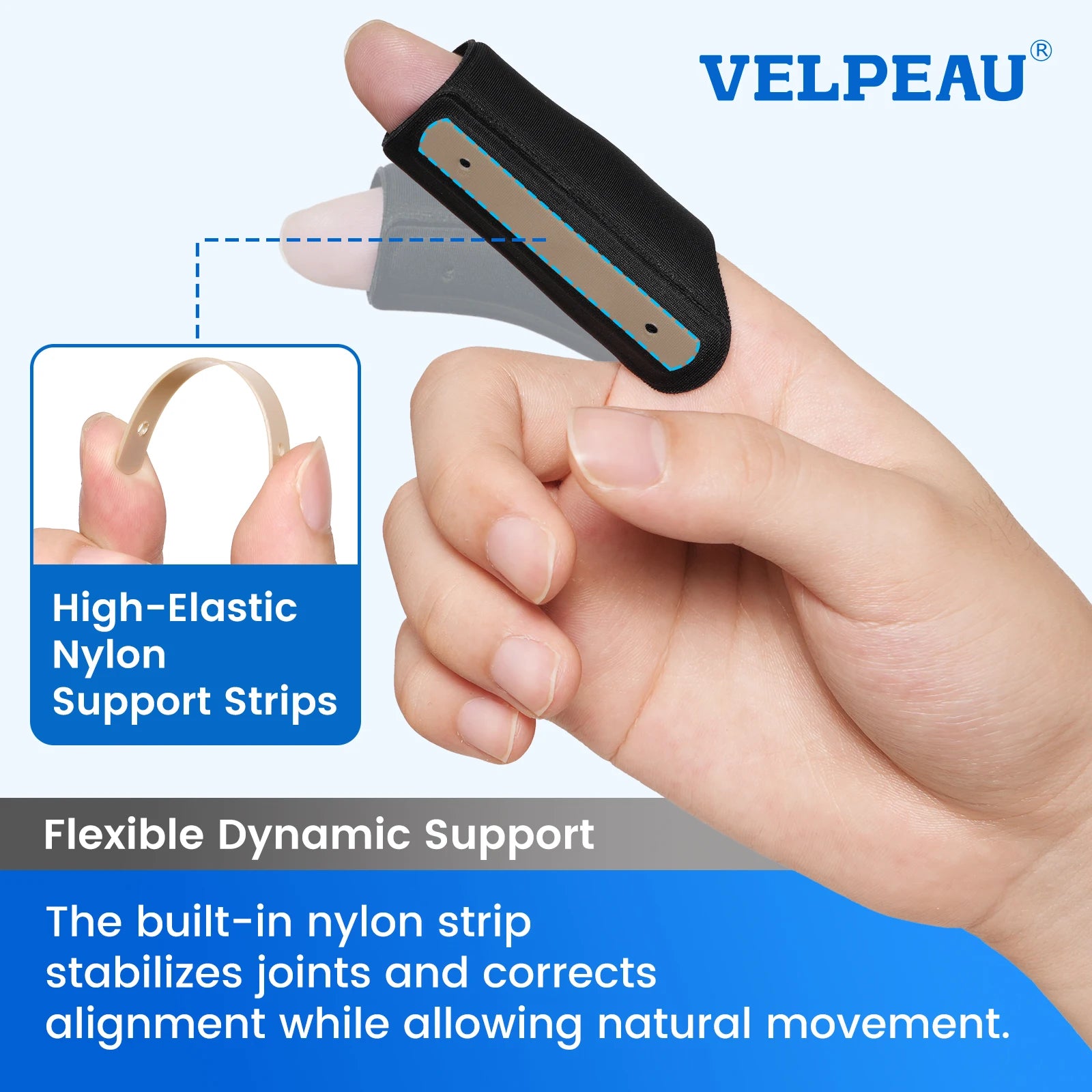 Finger Compression Splint for Pain Relief and Injury Recovery - 4