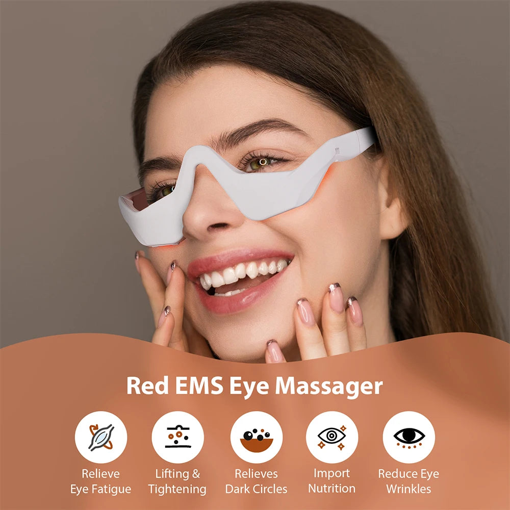 3D EMS Red Light Eye Massager for Fatigue and Wrinkles - 11