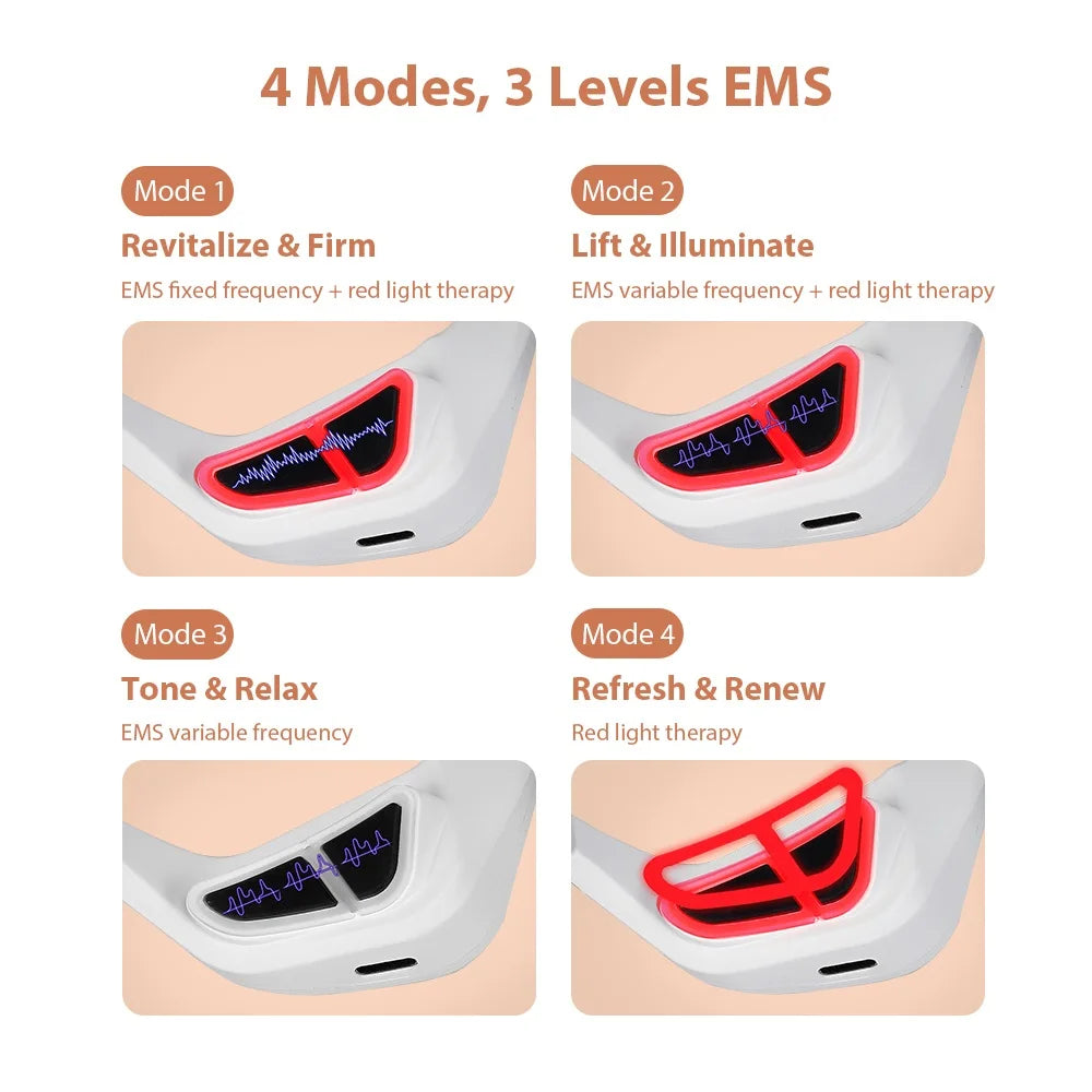 3D EMS Red Light Eye Massager for Fatigue and Wrinkles - 15