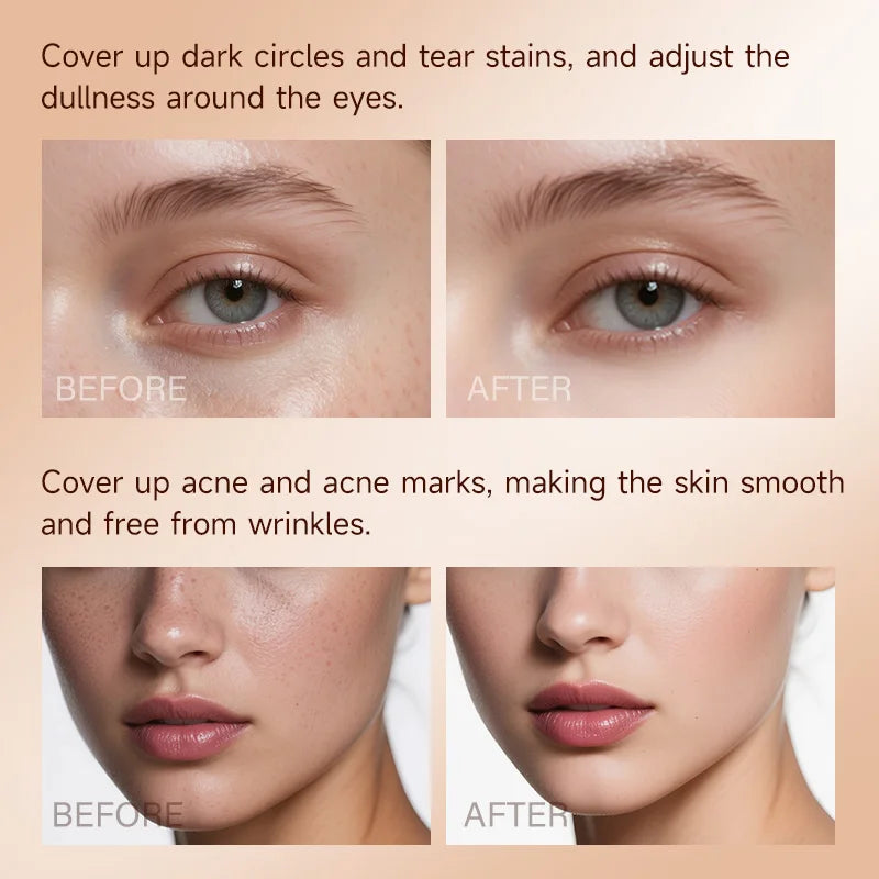 Full Coverage Cream Concealer Palette - 4