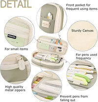 Large Capacity Double Layer Kawaii Pencil Case for Students