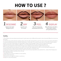 Waterproof Peel-Off Lip Liner Tattoo Stain