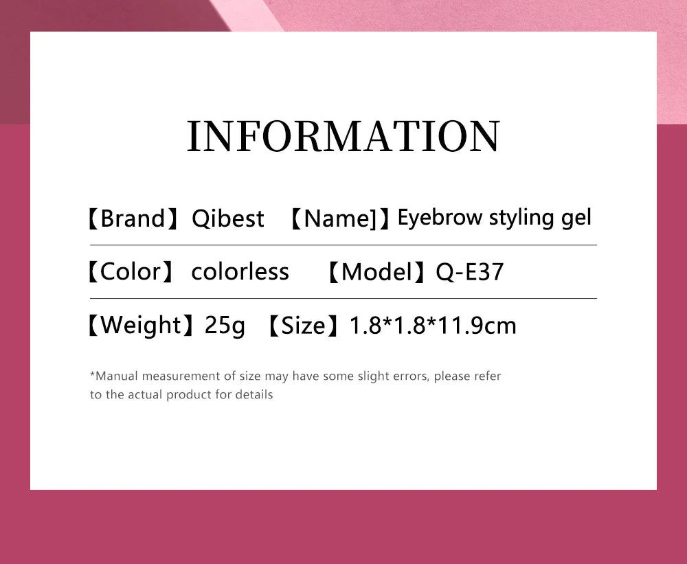 Waterproof Eyebrow Styling Gel for Long-Lasting Defined Brows - 8