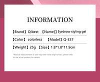 Waterproof Eyebrow Styling Gel for Long-Lasting Defined Brows