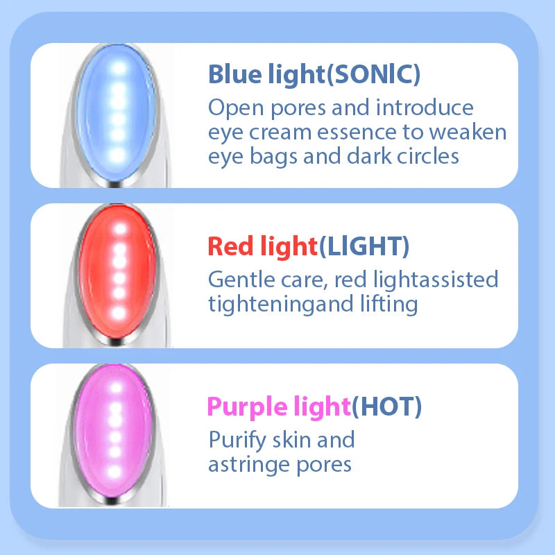 3-in-1 LED Eye Rejuvenation & Anti-Wrinkle Massager - 6