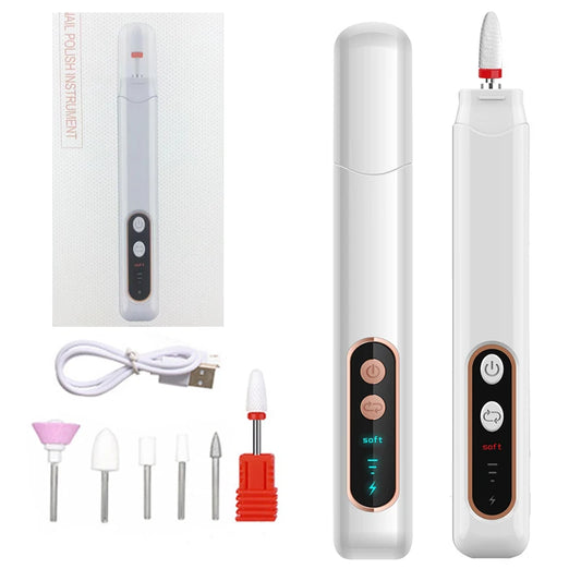 Electric Cordless Nail Drill and Manicure Pedicure File Set