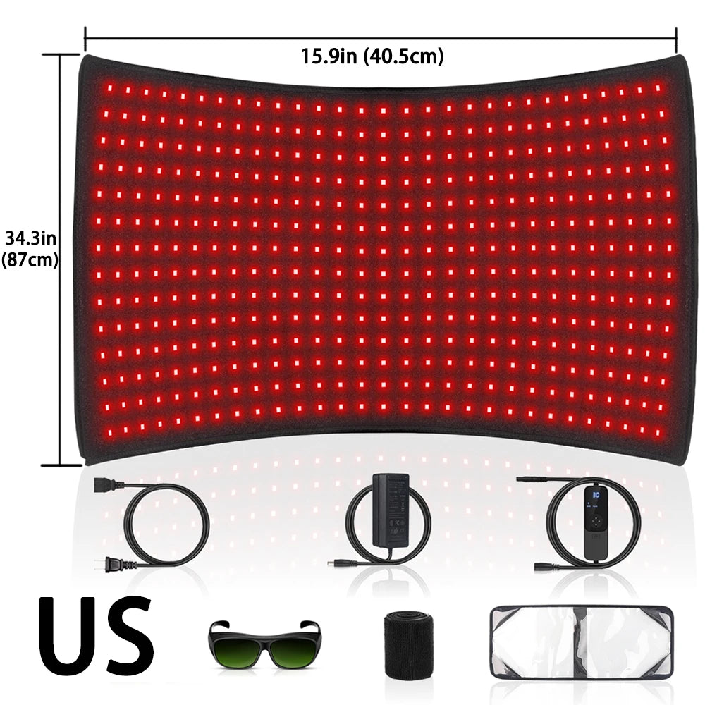 Red Light Therapy Heating Pad for Muscle Pain Relief - 26