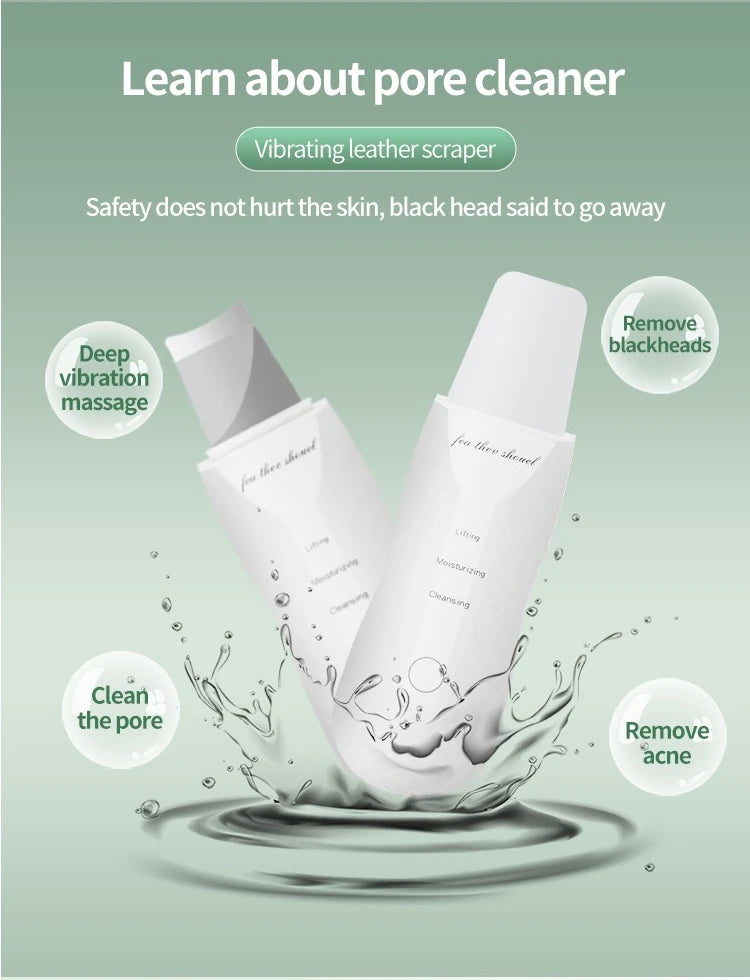 Ultrasonic Facial Skin Scrubber and Pore Cleaner - 8