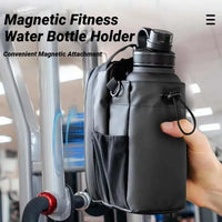 Magnetic Gym Bag for Water Bottle and Phone