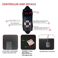Wearable LED Red & Infrared Light Therapy Belt for Pain Relief