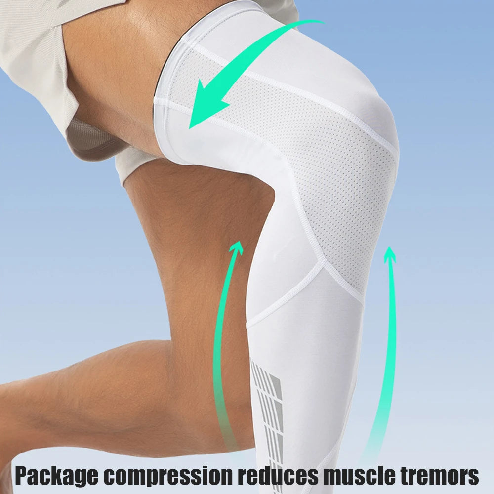 Full Leg Compression Sleeves for Sports and Recovery - 18