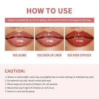 Hydrating Tinted Lip Serum for Plump Glossy Lips