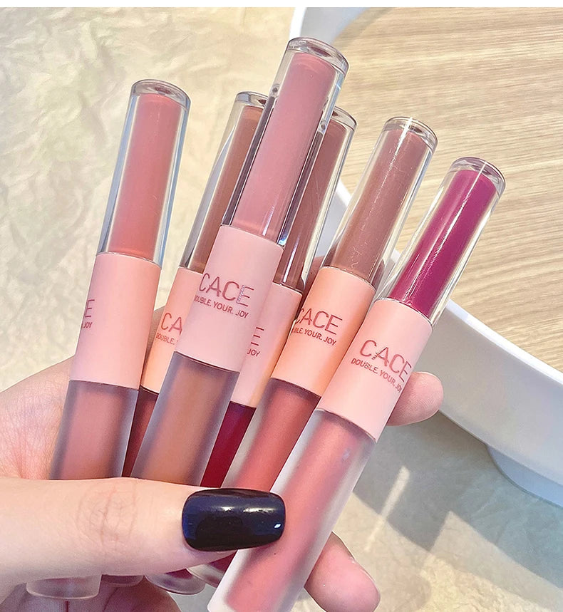 Dual-Ended Matte and Gloss Lipstick Duo - 20