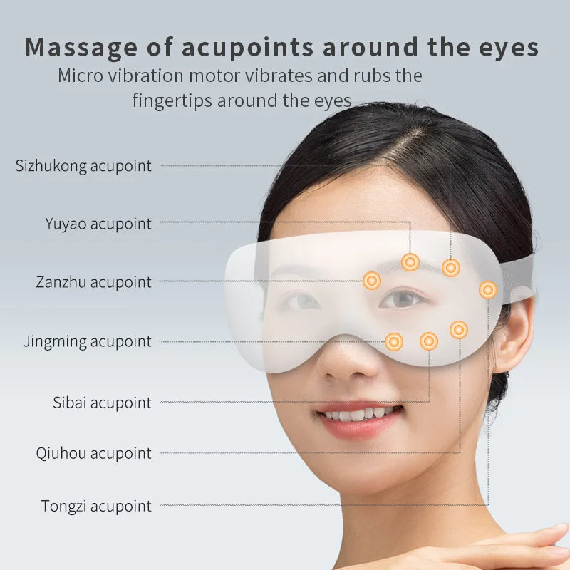Rechargeable Cooling Eye Massager for Tension and Sleep - 3