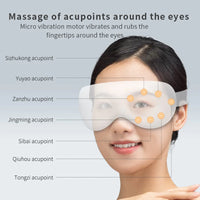Rechargeable Cooling Eye Massager for Tension and Sleep