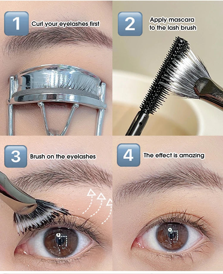 Fan Mascara Brush for Precise Eyelash Application - 15