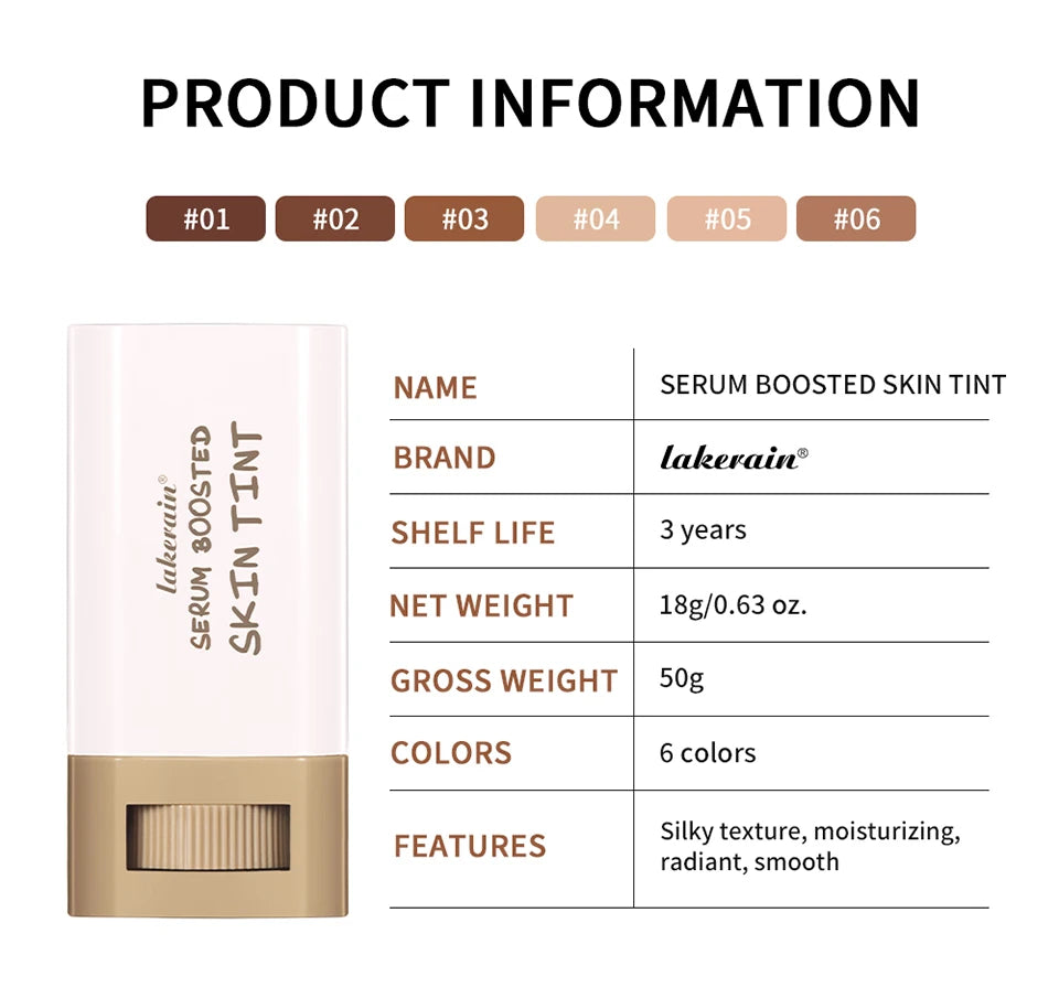 Serum-Infused Foundation Stick for Natural Glow - 17